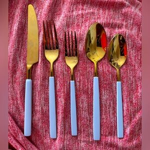 Single 5-Piece Argent Flatware Place Setting